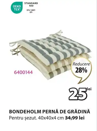 JYSK BONDEHOLM PERNĂ DE GRĂDINĂ Ofertă