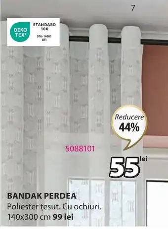 JYSK BANDAK PERDEA Ofertă