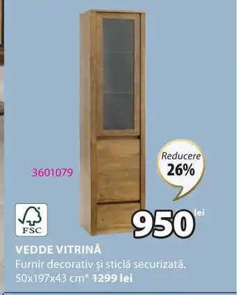 JYSK VEDDE VITRINĂ Ofertă