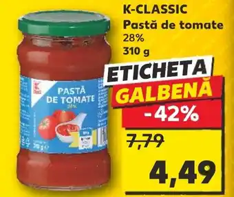 Kaufland K-CLASSIC Pastă de tomate Ofertă