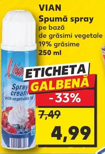Kaufland VIAN Spumă spray Ofertă