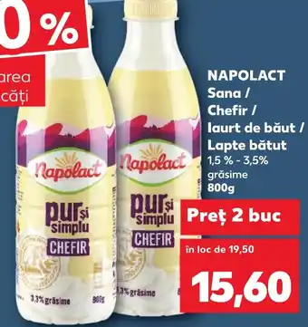 Kaufland NAPOLACT Sana / Chefir / laurt de băut / Lapte bătut Ofertă