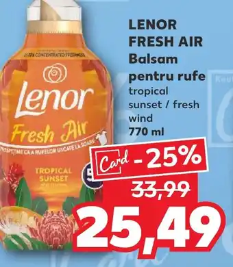 Kaufland LENOR FRESH AIR Balsam pentru rufe Ofertă