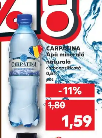 Kaufland CARPATINA Apă minerală naturală 0.5L Ofertă