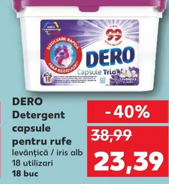 Kaufland DERO Detergent capsule pentru rufe Ofertă