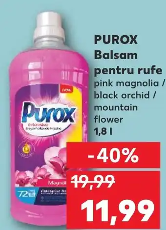 Kaufland PUROX Balsam pentru rufe Ofertă
