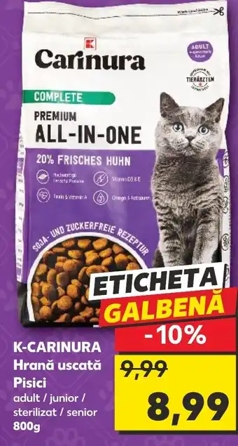 Kaufland K-CARINURA Hrană uscată Pisici Ofertă
