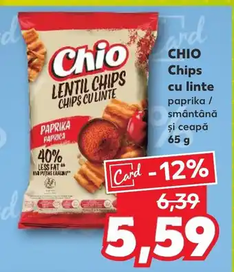 Kaufland CHIO Chips cu linte Ofertă