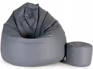Favi FOTOLIU PUF XXXL + SUPORT PICIOARE GRI 120x100x75CM Ofertă
