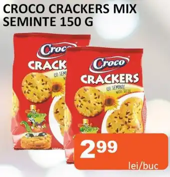 Unicarm CROCO CRACKERS MIX SEMINTE 150 G Ofertă