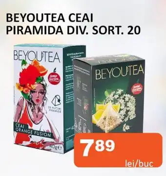 BEYOUTEA CEAI PIRAMIDA DIV. SORT. 20