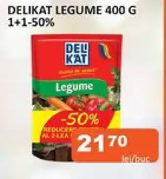 Unicarm DELIKAT LEGUME 400 G 1+1-50% Ofertă