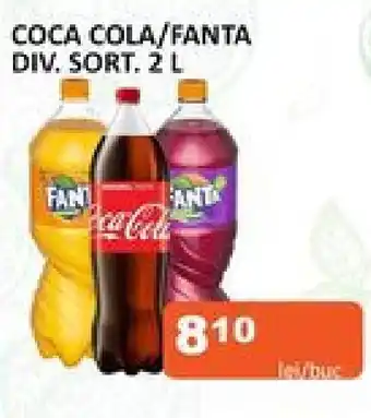 Unicarm COCA COLA/FANTA DIV. SORT. 2 L Ofertă