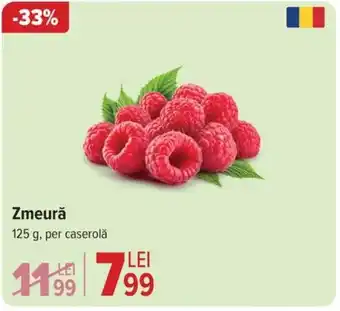 Carrefour Zmeurǎ 125 g, per caserolǎ Ofertă