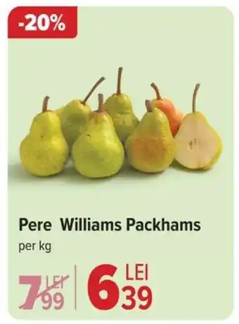 Carrefour Pere Williams Packhams Ofertă