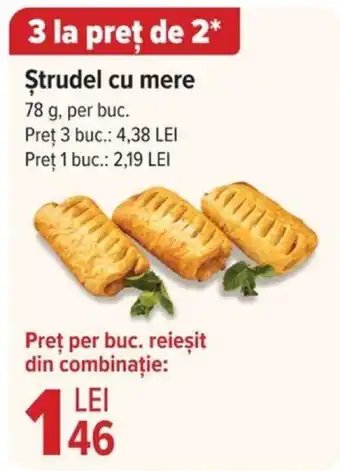 Carrefour Ştrudel cu mere Ofertă
