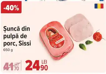 Carrefour Şuncă din pulpă de porc, Sissi Ofertă