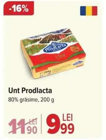 Carrefour Unt Prodlacta Ofertă