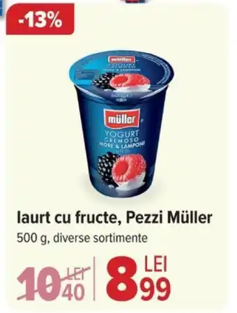 Carrefour laurt cu fructe, Pezzi Müller Ofertă