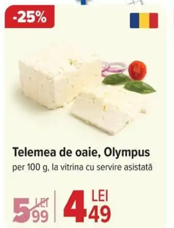 Carrefour Telemea de oaie, Olympus Ofertă