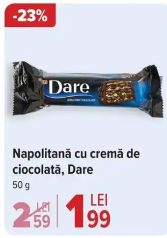 Carrefour Napolitană cu cremă de ciocolată, Dare Ofertă