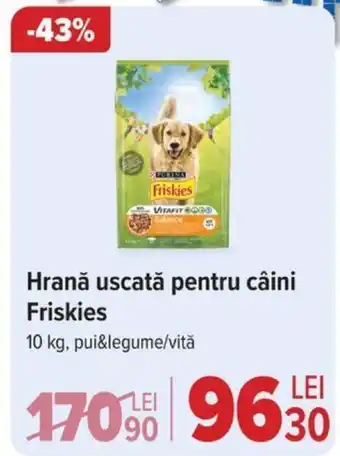Carrefour Hrană uscată pentru câini Friskies Ofertă