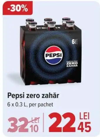 Carrefour Pepsi zero zahăr Ofertă