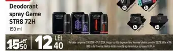 Carrefour Deodorant spray Game STR8 72H Ofertă