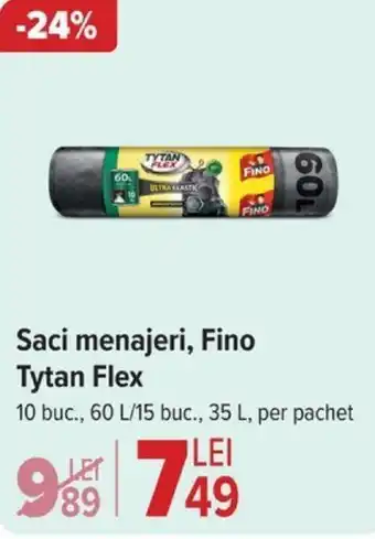 Carrefour Saci menajeri, Fino Tytan Flex Ofertă