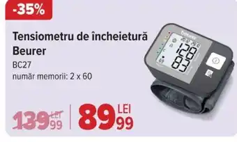 Tensiometru de încheietură Beurer