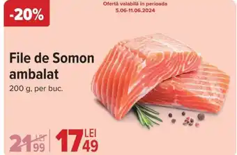 Carrefour File de Somon ambalat Ofertă