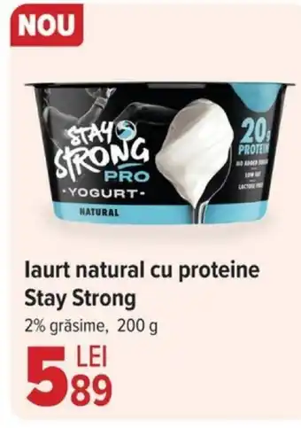 Carrefour laurt natural cu proteine Stay Strong Ofertă