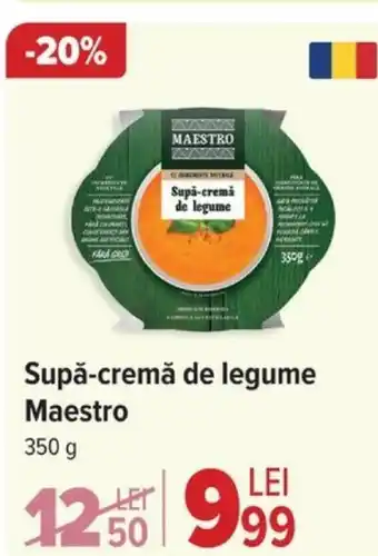 Carrefour Supă-cremă de legume Maestro Ofertă