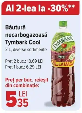 Carrefour Băutură necarbogazoasă Tymbark Cool 2L Ofertă