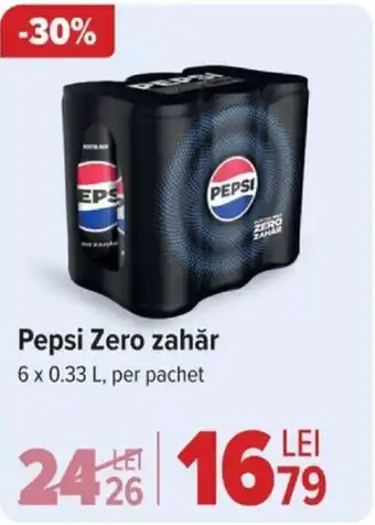 Carrefour Pepsi Zero zahăr Ofertă
