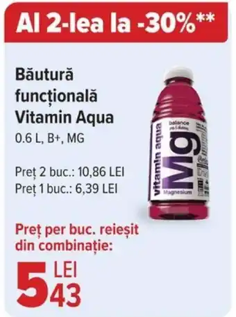 Băutură funcţională Vitamin Aqua 0.6L