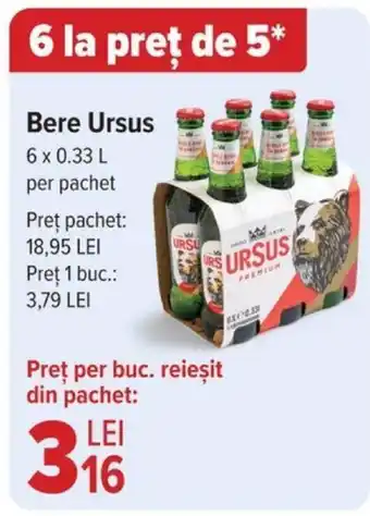 Carrefour Bere Ursus Ofertă