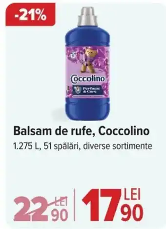 Carrefour Balsam de rufe, Coccolino Ofertă