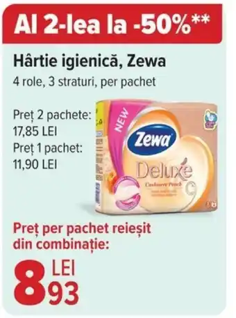 Carrefour Hârtie igienică, Zewa Ofertă
