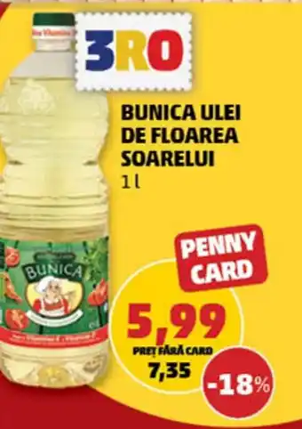 Penny BUNICA ULEI DE FLOAREA SOARELUI 1L Ofertă