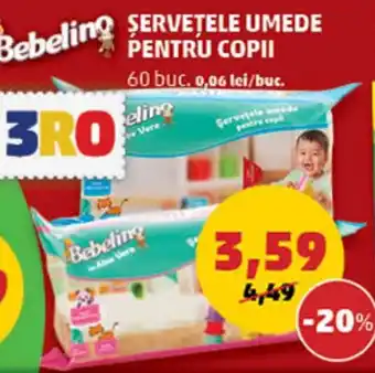 Penny SERVEȚELE UMEDE PENTRU COPII Ofertă