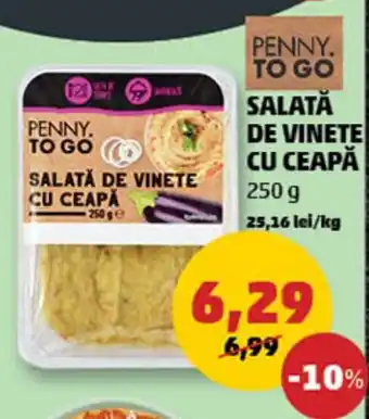 Penny SALATĂ DE VINETE CU CEAPA Ofertă