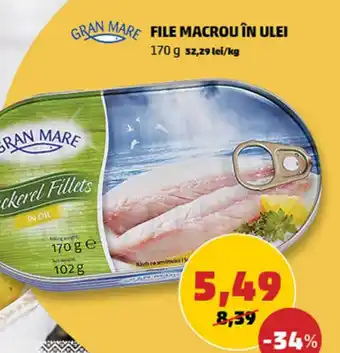 Penny FILE MACROU ÎN ULEI Ofertă