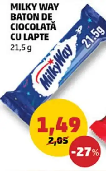 Penny MILKY WAY BATON DE CIOCOLATĂ CU LAPTE Ofertă