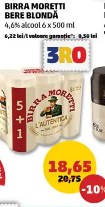 Penny BIRRA MORETTI BERE BLONDĂ Ofertă