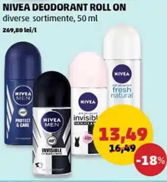 Penny NIVEA DEODORANT ROLL ON Ofertă