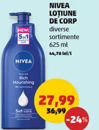 Penny NIVEA LOȚIUNE DE CORP Ofertă