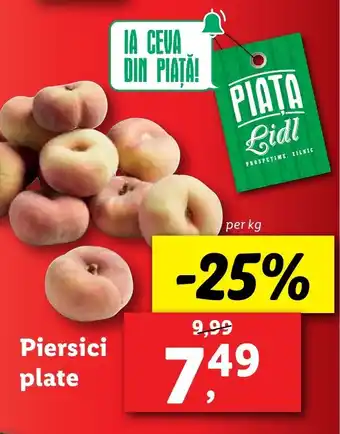 Lidl Piersici plate Ofertă
