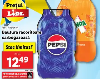 Lidl PEPSI MIRINDA Băutură răcoritoare carbogazoasă Ofertă