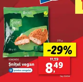 Lidl VEMONDO Şniţel vegan Ofertă